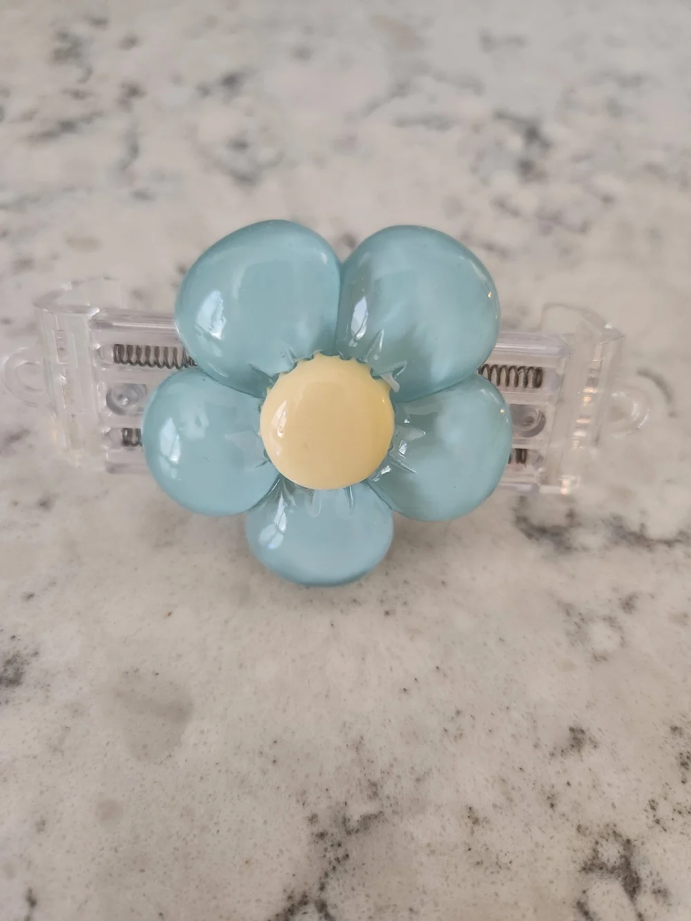 Blue Flower Phone Clip